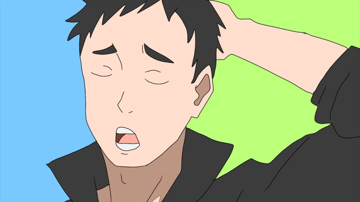 Gambarin Daichi yg ngingetin Hinata dan Kageyama kalo mereka sekarang setim (dijadikan collage art)