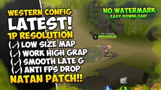 Latest! Anti Lag Western Ultra Smooth - 1p Western Config - Fix lag in ML (Natan Patch) | MLBB