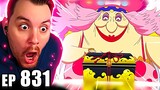 One Piece Episode 831 REACTION | The Broken Couple! Sanji and Pudding Enter!