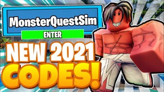 *2021* ALL NEW SECRET OP CODES! Roblox Monster Quest Simulator