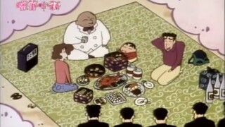 《蜡笔小新》和纹身老大一起赏花