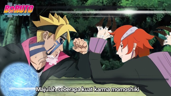 Mendebarkan mendekati time skip! Full boruto mode karma baru vs Code mode karma putih