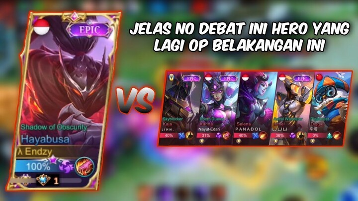 HAYABUSA ASSASSIN TERKUAT SEASON SEKARANG_! 1 VS 5 TETEP MENANG