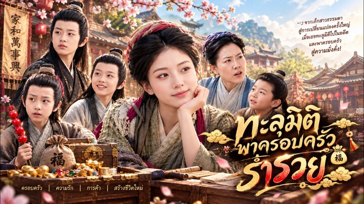 (เต็มเรื่อง) 💥[ซีรี่ย์แนวตั้ง]💥 🎬(เต็มเรื่อง)  ทะลุมิติพาครอบครัวร่ำรวย🎬   ❤️‍🔥🔥👑💫‎