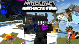 Minecraft มือถือ Addon 365 Megaverse สุดยอดแอดออนแห่งสัตว์ประหลาด!_H