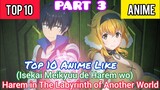 Top 10 Anime Like Harem in The Labyrinth of Another World