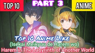 Top 10 Anime Like Harem in The Labyrinth of Another World