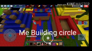 Building city in bedwars with Smart One BMGO