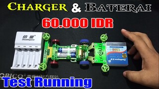 Akhirnya Baterai & Charger nya Datang! Pas di Test Running Ternyata Tamiya Kencang Bet Dah