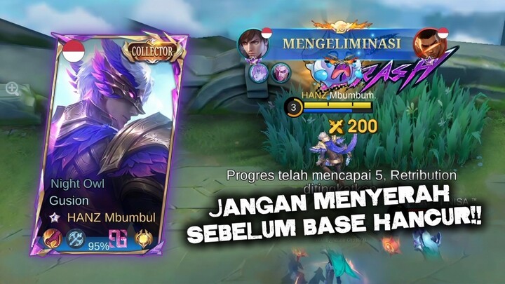 Aksi Comeback Gusion Paling Epic di Rank