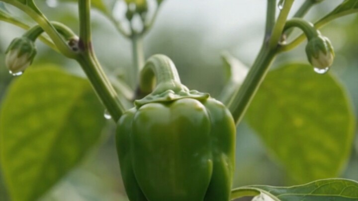 From Tiny Seed to Red Bell Pepper 🌱🫑❤️ | Satisfying Time-Lapse