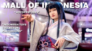 Dancing bareng Raiden Shogun dan Cosplayer lain - Cosplay Highlight Kana Boon Zom 100 Opening