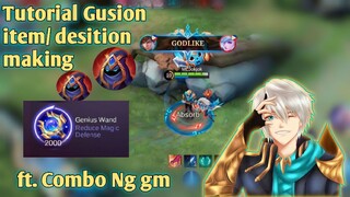 Gusion Tutorial. Dalawang Kapote early item