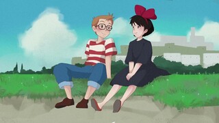 kiki and tombo ~ a ghibli lofi mix ~ relaxing chillhop beats to study/relax to