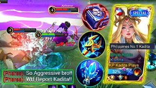 BEST BUILD FOR BEING SUER AGGRESSIVE KADITA IN RANKED GAME!! (Must Try!🔥) | MLBB