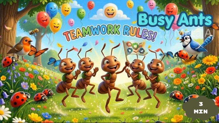 Busy ants I CoCobubbles Nursery Rhymes and Kids Songs