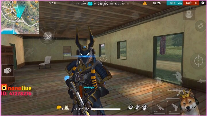 [Free Fire] Test Trang Phục Sói Ai Cập Trong Thẻ Vô Cực Mùa 10