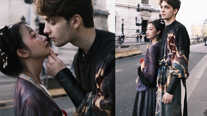 Khi tôi cùng bạn trai người Pháp diện hán phục trên đường phố Paris!