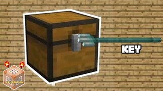 How To Make Lock Chest in Minecraft PE🔐