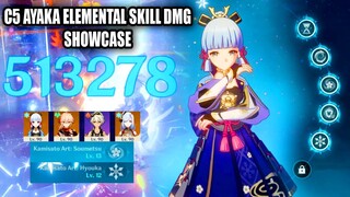 My C5 Ayaka Hitting 500k DMG Elemental Skills - Melt Combo & Team 2.6 Showcase