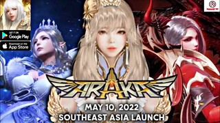 Araka Gameplay - Free 3 Giftcode - MMORPG Game Android iOS