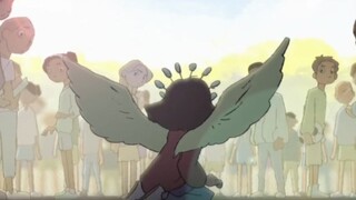 Why do they laugh at a girl with wings?! [Imagine Dragons animated MV Birds]