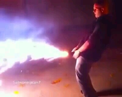 Fire Burns Red Chicken