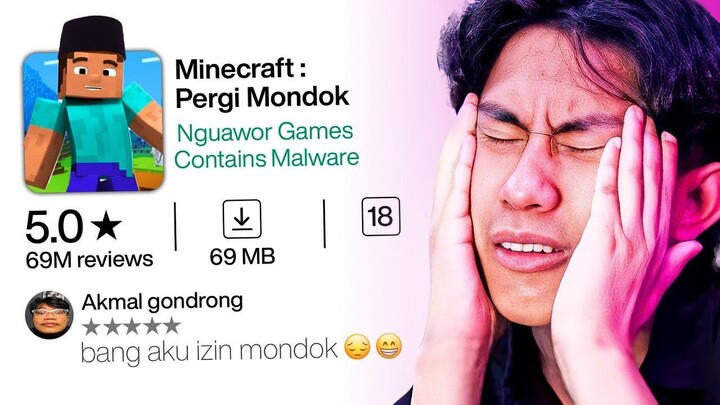 ALAMAK MINECRAFT MONDOK! - GAME NGUAWOR PLAYSTORE