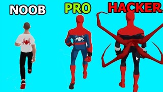 NOOB vs PRO vs HACKER - Evolution Cậu Nhóc Thành Người Nhện - Hero Challenge - Top Game - Thành EJ