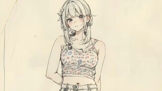 [AI Animation] Comic strip style Xie Du Zi Ying Mei cosplay