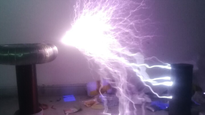 Tesla Coil Solo Siêu Railgun khoa học OP2 "Tồn tại kép"