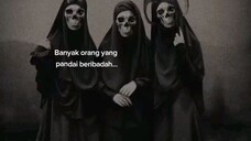 Beribadah namun hatinya masih busuk 😌