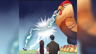 仇伏看见母鸡还叫宝贝呢，换成公鸡马上就怂了！