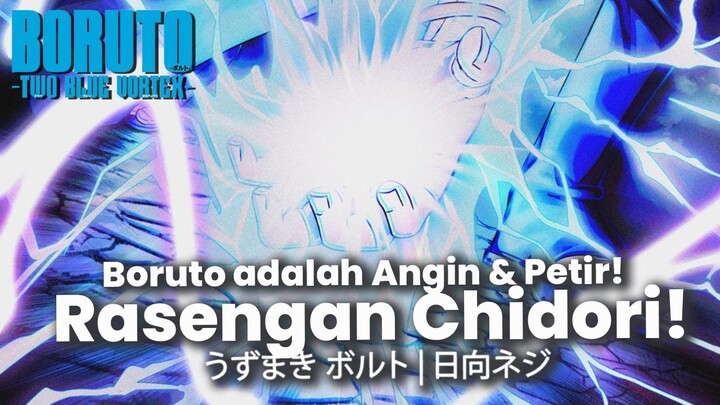 BORUTO TERBARU- RASENGAN CHIDORI NAGASHI BORUTO SI COPY NINJA SASUKE  - HIPOTESA TWO BLUE VORTEX 3