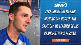 Zack Short's on making Opening Day roster on same day he learned of his grandmother's passing | SNY