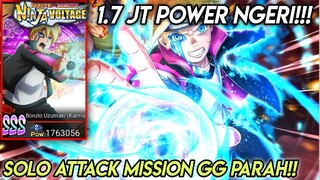 1.7 JT POWER BORUTO KARMA MODE SOLO ATTACK MISSION FULLKIT SPAM TELE - NARUTO X BORUTO NINJA VOLTAGE