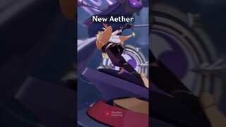 Old Aether VS New Aether ❤️ #shorts #genshinimpact #aether