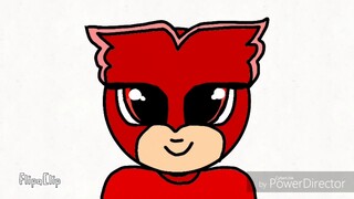 Happiness meme PJ Masks CatGirl & Owlette (original) FlipaClip