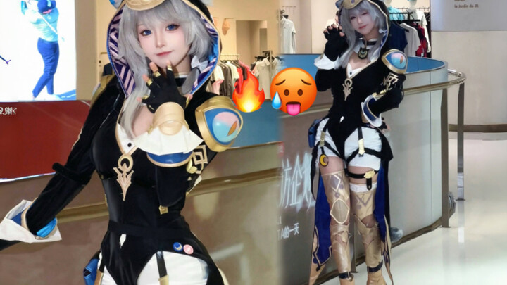 Wearing a fleece-lined onesie in 39°C heat… Cosplayers really have tough lives!