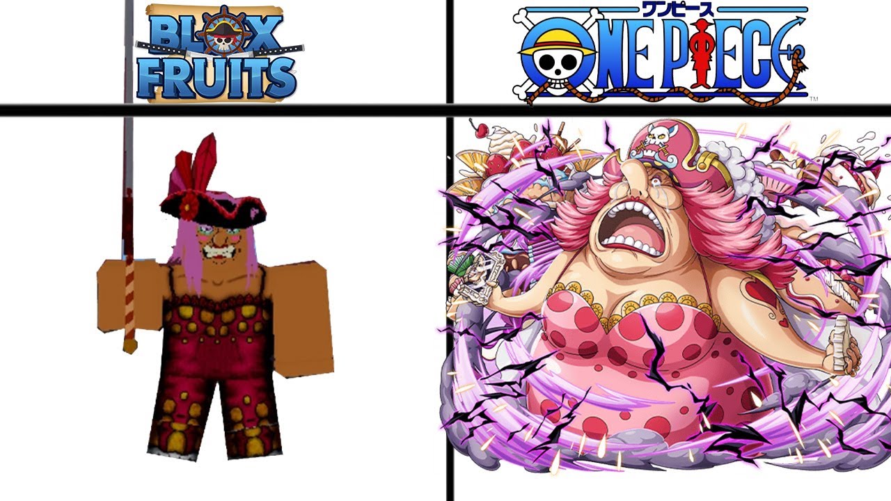 Blox Fruits vs One Piece Fruit Comparison - BiliBili