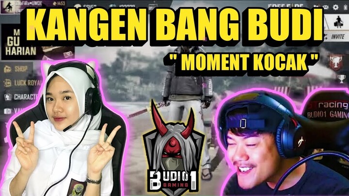 REACTION BUDI01 GAMING Terbaru - Moment Kocak FREE FIRE INDONESIA
