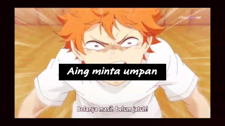 Latihan berat, smes pun harus melesat. Pliiiiss kasih aing umpanlah kageyama Taek. 😡