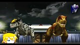 Dinosaur King Arcade Game 古代王者恐竜キング Alioramus and Tarbosaurus VS Alpha Fortress Hard Mode