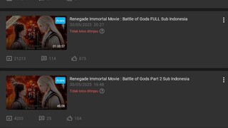 INFO - Maaf ya Renegade Immortal dah gak di Up lagi..