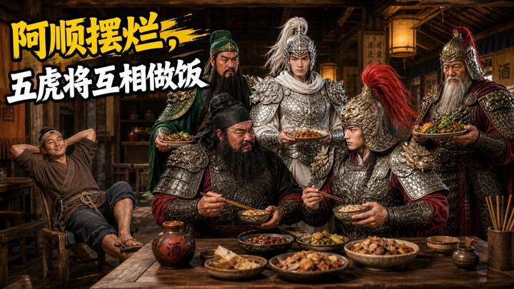 A Thuận buông xuôi, ngũ hổ tướng tự nấu ăn cho nhau 【Nhà sản xuất toàn dân】