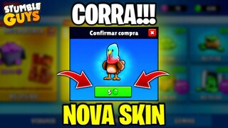 🦃 CHEGOU A NOVA SKIN QUASE GRÁTIS DO GOBBLE GOBBLE/PERU LENDÁRIO DO STUMBLE GUYS 0.43.1 🦃