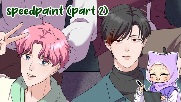 [SPEEDPAINT] Hearts Boys Part 2 - Original Characters Art!