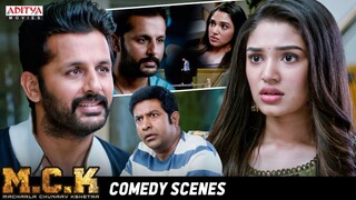 Macharla Chunaav Kshetra (M.C.K) Movie Comedy Scenes | Nithiin | Krithi Shetty | Aditya Movies