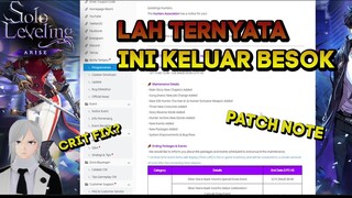 LAH TERNYATA JOB BARU KELUAR BESOK PATCH NOTE SOLO LEVELING ARISE