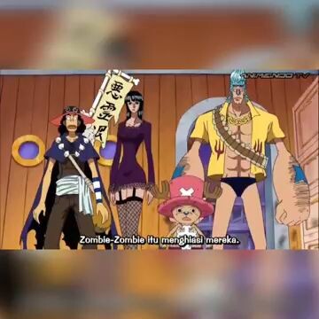 Ngakak!!!Cara unik usop membangunkan Luffy , Zoro , Sanji